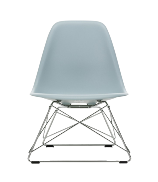 Vitra  Vitra - Eames Plastic Side Chair RE LSR lounge, base chrome