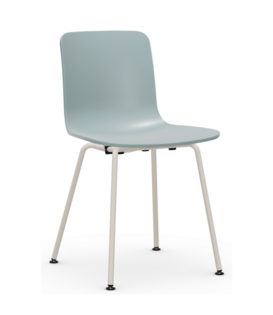 Vitra Hal RE Tube Chair plastic, ivory tube base
