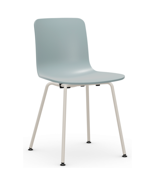 Vitra  Vitra Hal RE Tube Chair plastic, ivory tube base