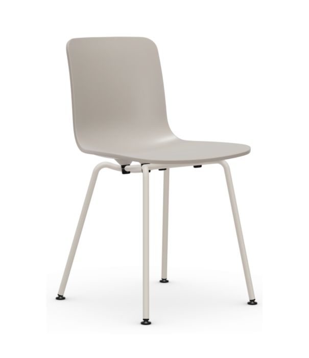 Vitra  Vitra Hal RE Tube Chair plastic, ivory tube base