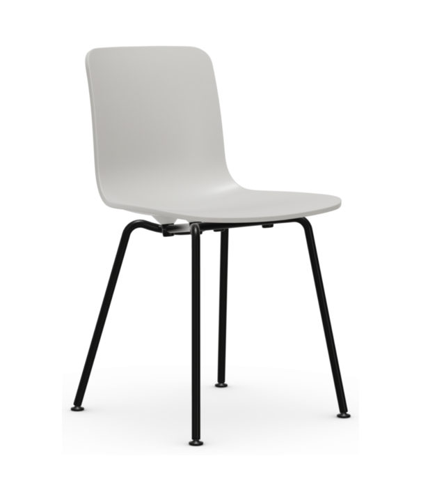 Vitra  Vitra  Hal RE Tube Stoel plastic, zwart tube poten