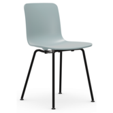 Vitra  Hal RE Tube Stoel plastic, zwart tube poten