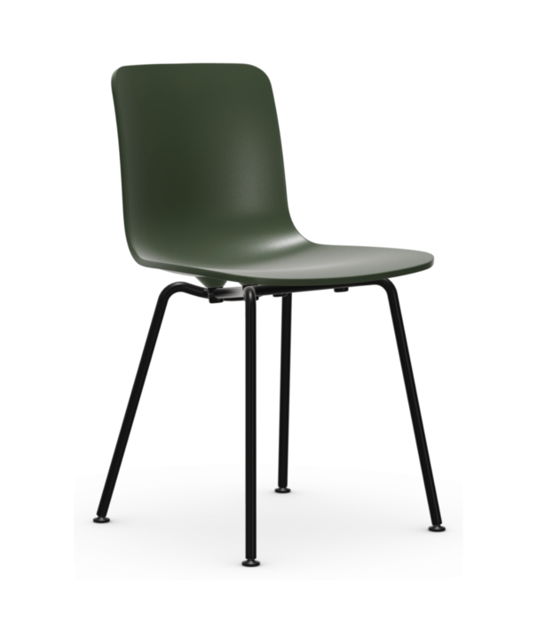 Vitra  Vitra Hal RE Tube Chair plastic, black tube base