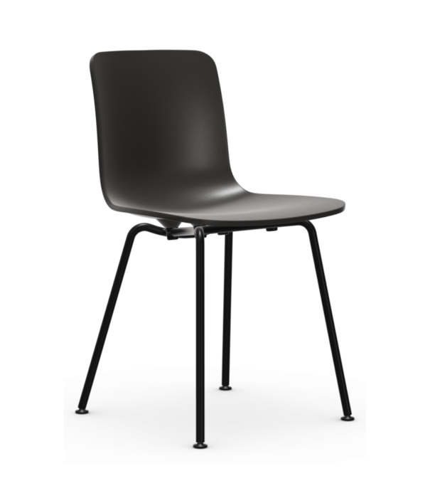 Vitra  Vitra Hal RE Tube Chair plastic, black tube base