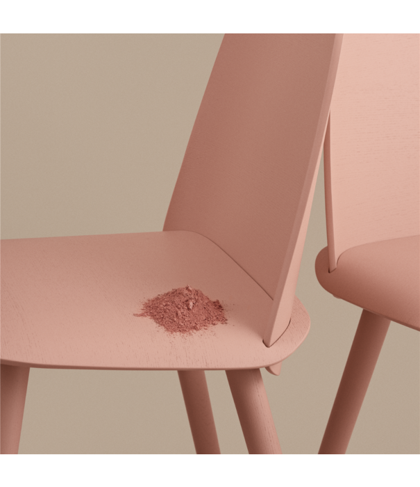 Muuto Nerd Dining Chair tan rose