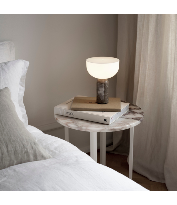 New Works  New Works - Kizu portable table lamp - grey marble