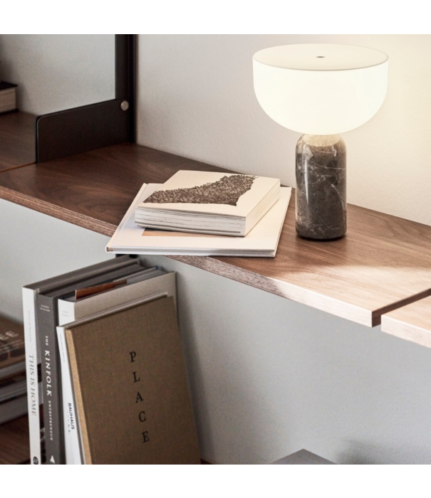 New Works  New Works - Kizu portable table lamp - white marble