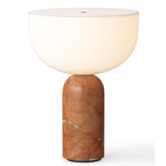 New Works Kizu Portable Lamp breccia pernice marble