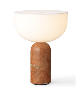 New Works -Kizu portable tafel lamp , breccia pernice marmer