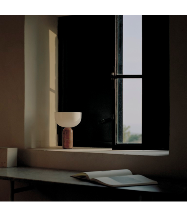 New Works  New Works -Kizu portable tafel lamp , breccia pernice marmer