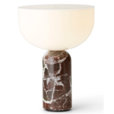 New Works Kizu Portable Lamp rosso levanto marble