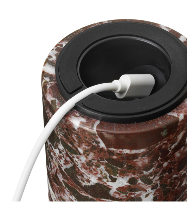 New Works  New Works Kizu Portable Lamp rosso levanto marble