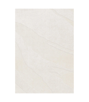 Layered - Nami wool rug Bone White