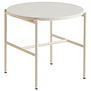 Hay - Rebar side table beige marble Ø45