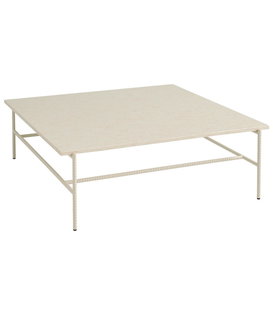 Hay - Rebar coffee table beige marble 100 x 104