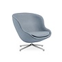 Normann Copenhagen - Hyg lounge stoel laag, swivel aluminium