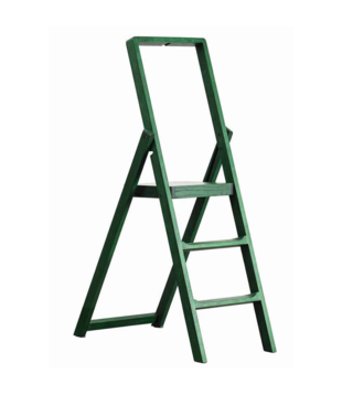 Step ladder green, beech