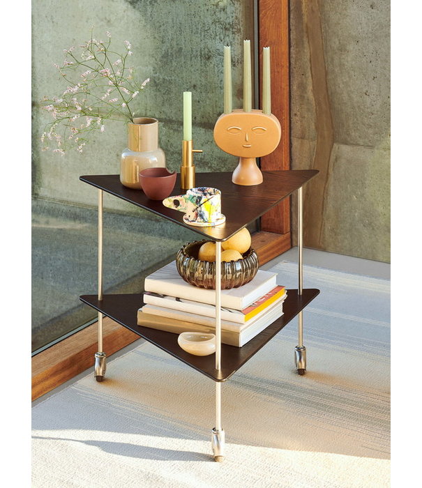 Fritz Hansen Fritz Hansen - AJ Trolley zwart essen, RVS basis