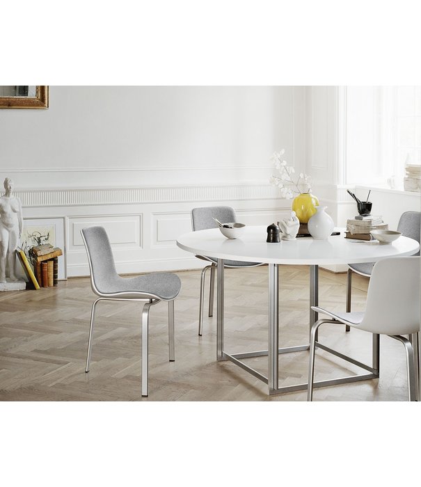 Fritz Hansen Fritz Hansen - PK54 Dining Table,  white composite Ø130