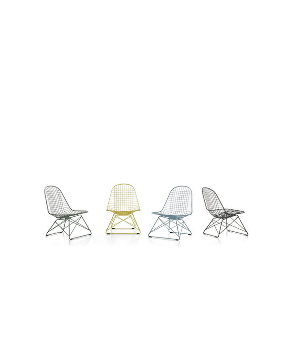 Vitra  Vitra - Wire Chair LKR lounge chair Dark Green