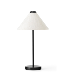 New Works -Brolly portable lamp, white linen