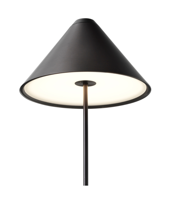 New Works  New Works -Brolly portable lamp , zwart staal