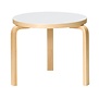 Artek Aalto Table 90D Low Coffee Table Ø48