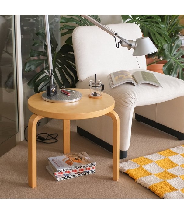 Artek  Artek Aalto Tafel 90D Low Salontafel Ø48