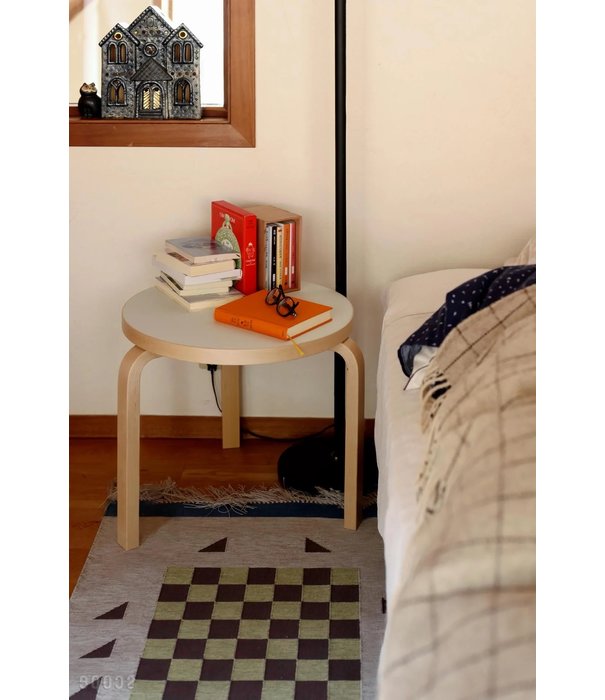 Artek  Artek Aalto Tafel 90D Low Salontafel Ø48