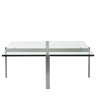 Fritz Hansen - PK65 Coffee Table glass 100 x 100