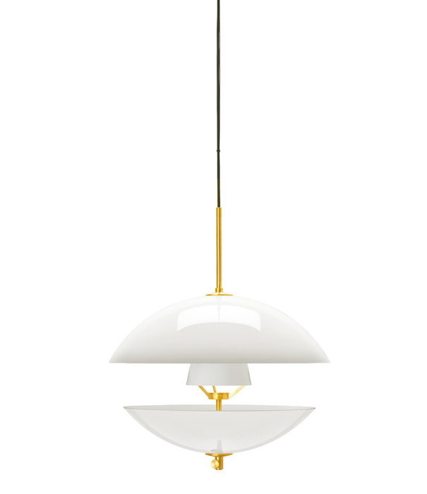 Fritz Hansen Fritz Hansen - Clam pendant white opal Ø44