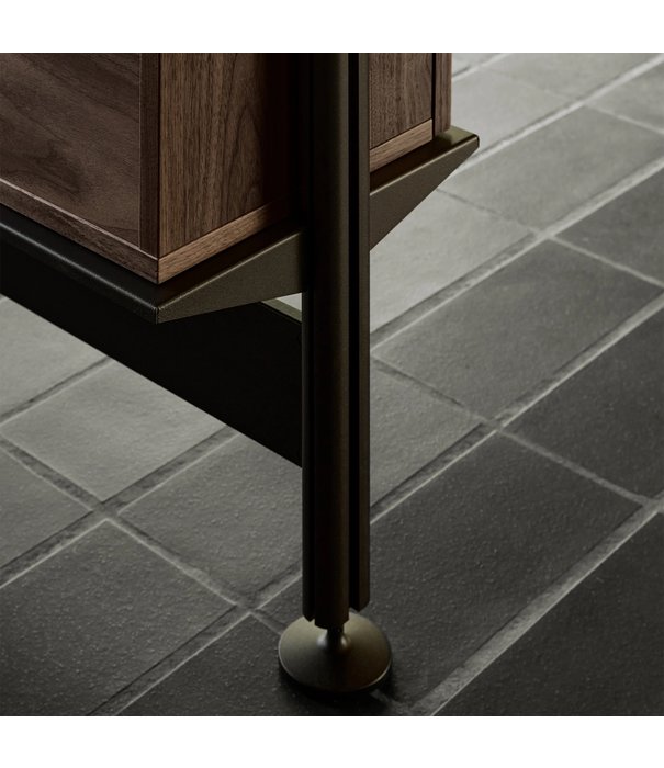 String  Furniture String Pira G2 F C B black, floor/ceiling mounted