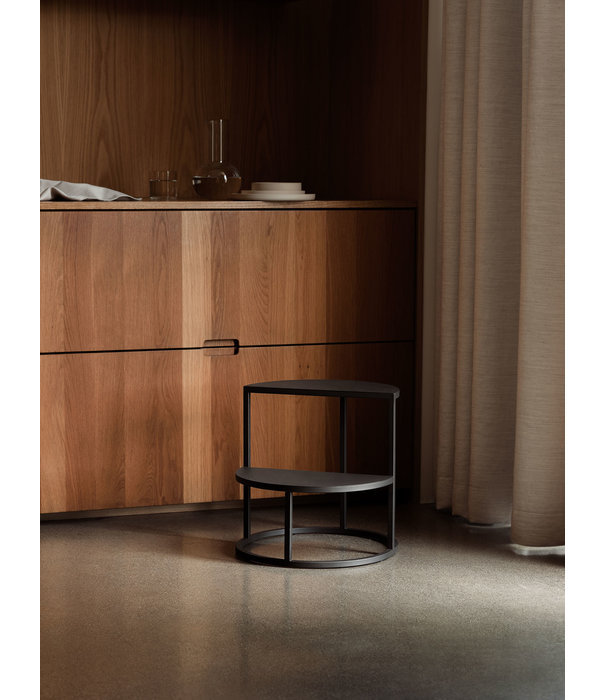 Northern  Northern Dais Step Stool, black steel