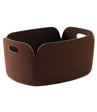 Muuto - Restore basket dark brown