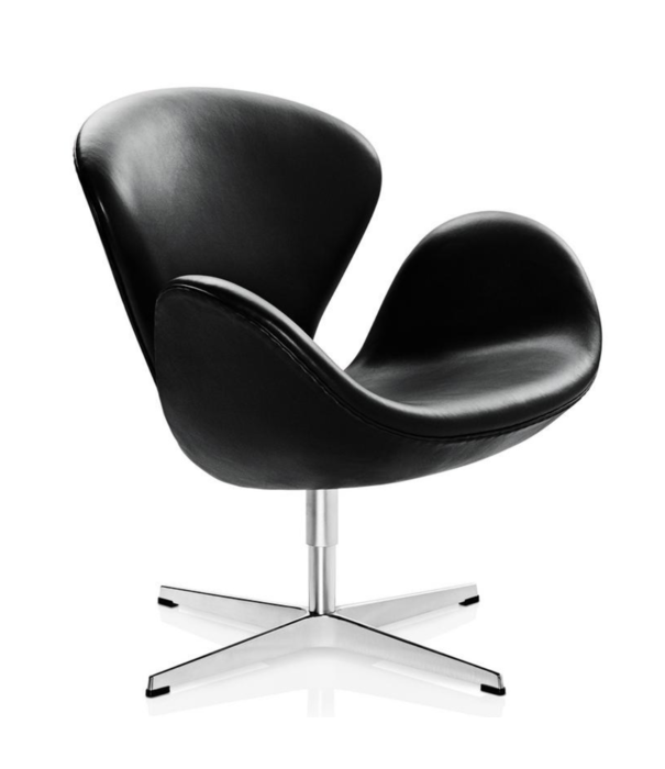 Fritz Hansen Fritz Hansen - Swan Chair / Leer