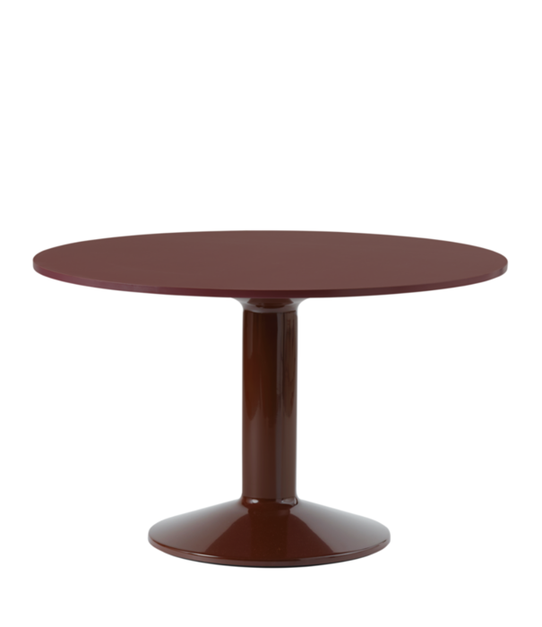 Muuto  Muuto - Midst dining table round, red linoleum