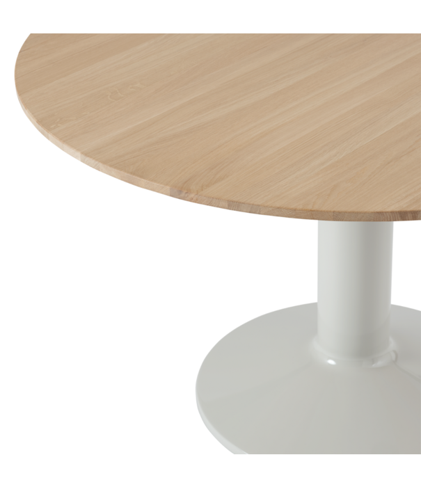 Muuto  Muuto - Midst tafel geolied eiken, glossy grijs voet