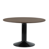 Muuto - Midst tafel geolied eiken, basis glossy zwart