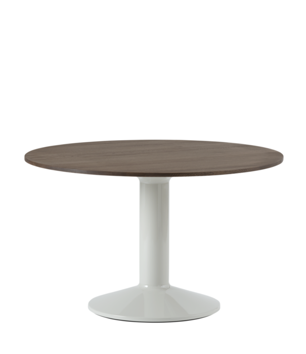 Muuto Midst Eettafel donker geolied eiken, grijs voet