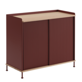 Muuto - Enfold dressoir eiken - diep rood