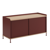 Muuto - Enfold sideboard oak - deep red L124