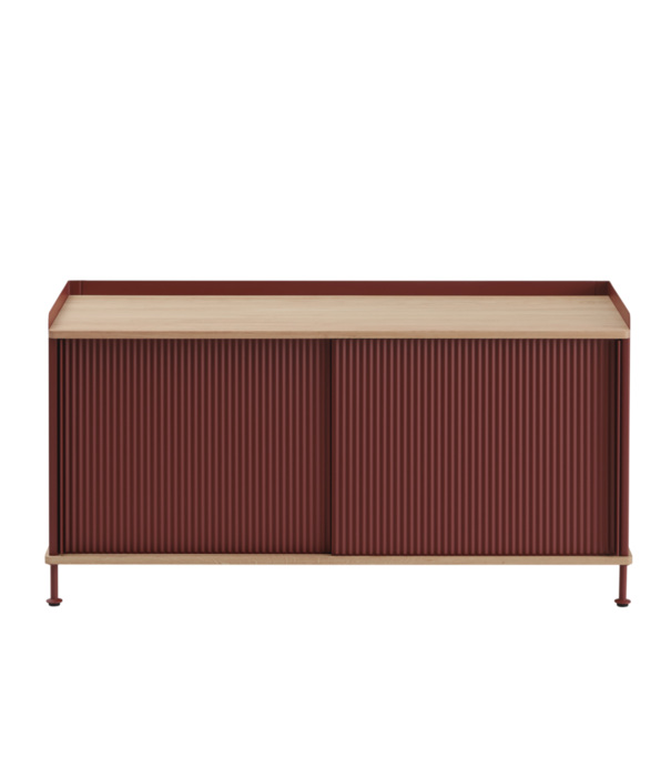 Muuto  Muuto - Enfold dressoir eiken - diep rood L124