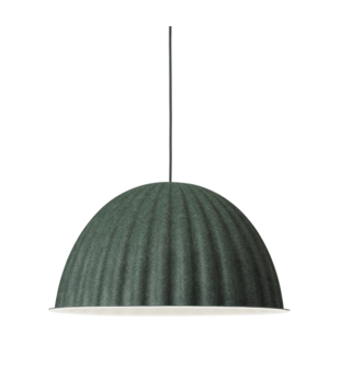 Muuto - Under the bell pendant dark green Ø55