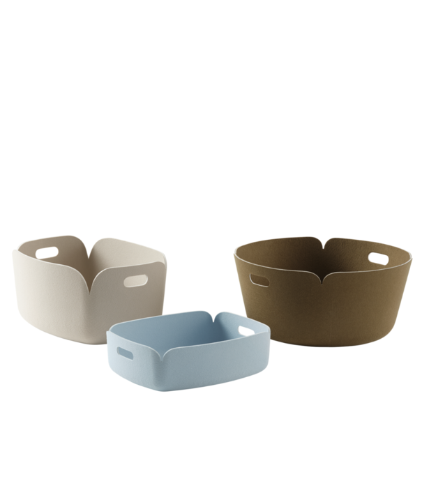 Muuto  Muuto Restore Tray brown green