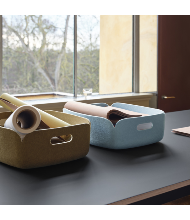 Muuto Restore Tray brown green 31 x 12