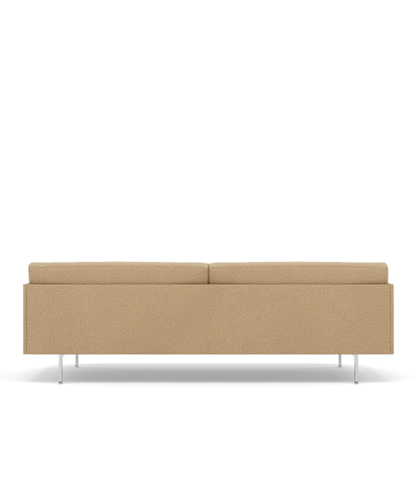 Muuto  Muuto - Outline 3-seater Sofa Ecriture, base aluminium