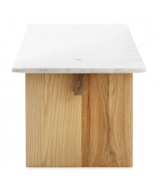 Normann Copenhagen  Normann Copenhagen - Solid coffee table white marble, ash