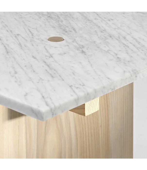 Normann Copenhagen  Normann Copenhagen - Solid coffee table white marble, ash