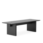 Normann Copenhagen - Solid coffee table black, black ash