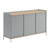 Muuto - Enfold dressoir eiken - grijs L148